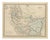 Antique Map of Middle East and Afghanistan with Statistics by Philip, 1856 For Sale