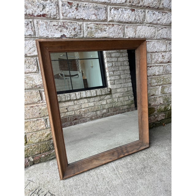 Early 20th Century Wooden Frame Mirror For Sale - Image 10 of 13