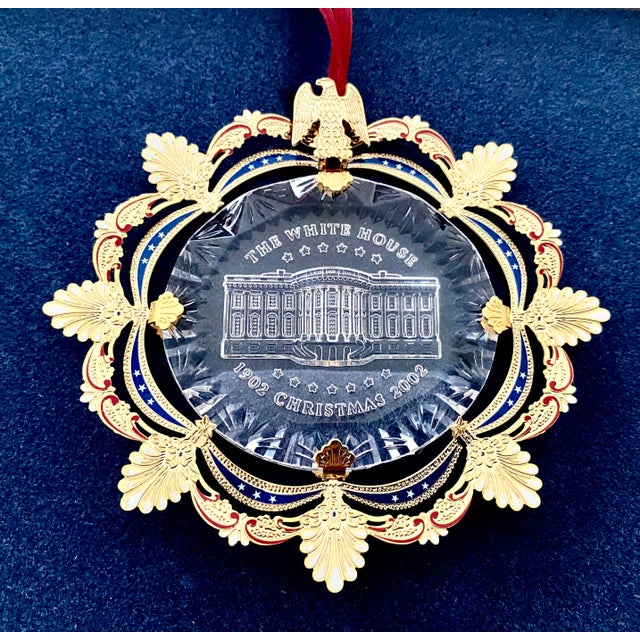 Vintage 2002 Official White House Historical Association Christmas Ornament - The East Room Centennial (New in Box) For Sale - Image 13 of 13