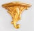 Baroque Mid 20th Century Italian Giltwood & Gesso Wall Brackets Shelves - a Pair For Sale - Image 3 of 9