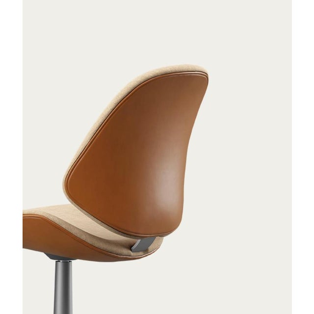 Gold Council Family Salon Chair in Remix 242 by Salto and Sigsgaard for OneCollection For Sale - Image 8 of 16