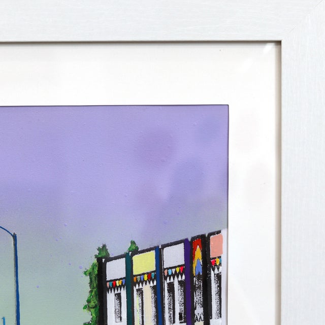 Paper This Is Beverly BLVD #43 - Original Los Angeles Cityscape Mixed Media Painting on Paper by Fabio Coruzzi For Sale - Image 7 of 9