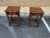 Brown Early 20th Century Set of Three Spanish Renaissance Revival Style Carved Side Tables For Sale - Image 8 of 12