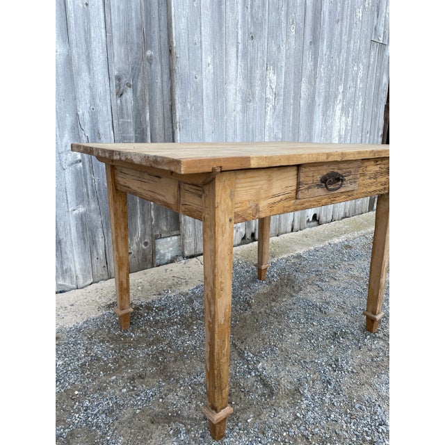 Late 1800s Swedish Pine Dining Table For Sale - Image 9 of 12