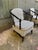 Pair of Vintage Black Painted Barrel Back Tub Chairs For Sale - Image 12 of 18