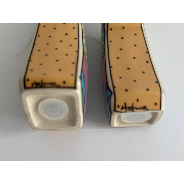 Vintage Flash One Salt and Pepper Shacker by Dorothy Hafner for Rosenthal, Germany, 1980s, Set of 2 For Sale - Image 6 of 7