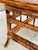 Brighton Pavilion Vintage Brighton Pavilion Scorched Bamboo Coffee Table With Glass Top For Sale - Image 4 of 12