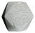 White Porcelain Op Art Vase from AK Kaiser, Germany, 1970s For Sale
