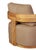 Eclipse Outdoor Solid Teak Wood Revolving Chair - Light Brown Fabric For Sale - Image 4 of 11
