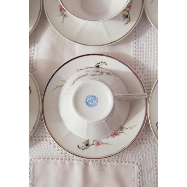 Ceramic Art Deco Tea Service for 12 from Limoges Porcelain, 1920s-1930s, Set of 26 For Sale - Image 7 of 8