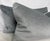 Custom pair of 12"x22" pillows covered in Rosemary Hallgarten "Antoinette Mohair" in color maya. These pillows are knife...