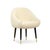 Not Yet Made - Made To Order Niemeyer Dining Chair in Dark Oak with Brass and White Bouclé from Insidherland For Sale - Image 5 of 5