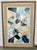 Beautiful Large contemporary abstract art mixed media encaustic painting rendered in vivid blues, golds, silver and other...
