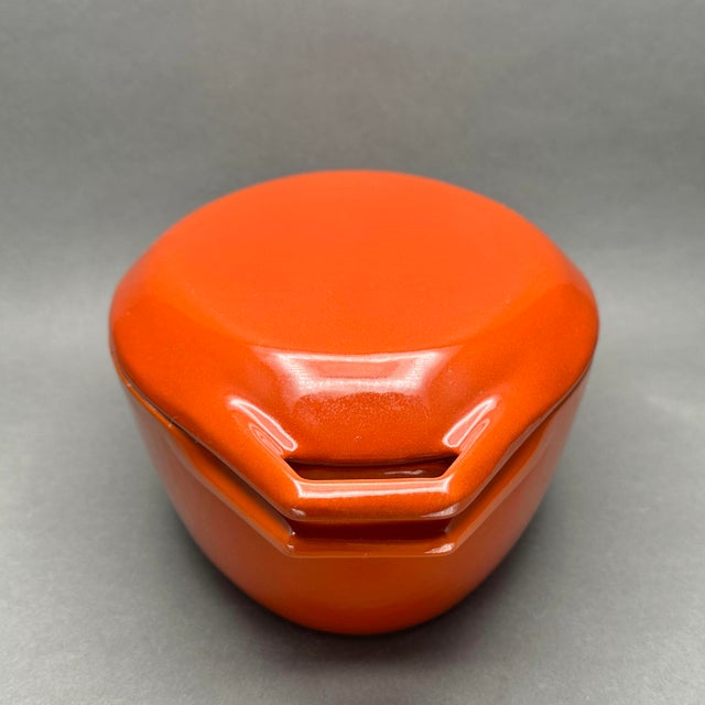 • Maker: Copco (Denmark) • Designer: Michael Lax • Model: O-1 (Oval) • Material: Enameled Cast Iron • Era: Mid-Century...