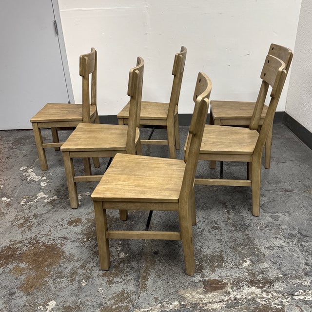 Pottery Barn Benchwright Dining Chairs, Set of Six For Sale - Image 9 of 12