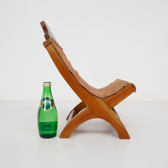 Clara Porset 1950s Petite Mexican Butaque in the Style of Clara Porset For Sale - Image 4 of 4