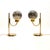 A stunning pair of vintage Swedish brass and glass table lamps by Bergboms, dating from around the 1970’s. They are large...
