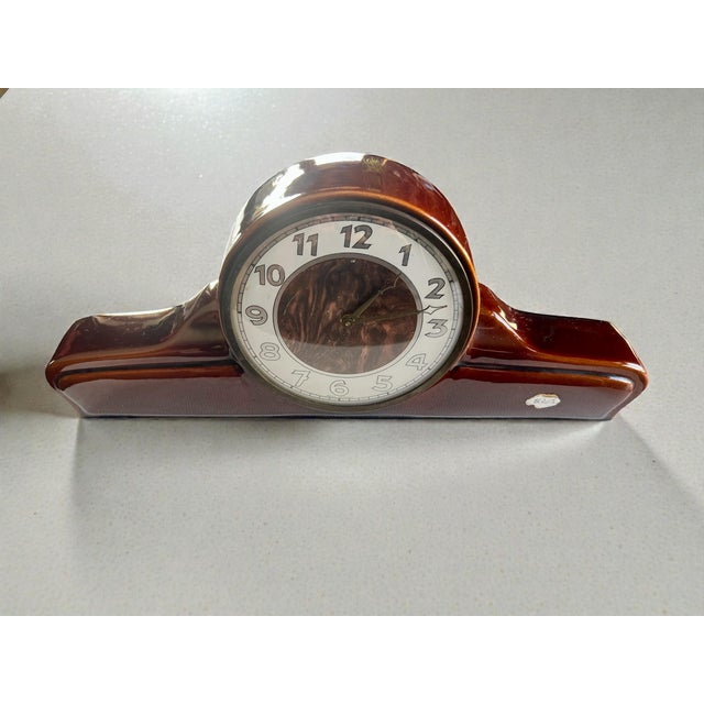 Give your home a touch of the 1950s with this unique S&G ceramic mantel clock. Made from high-quality ceramic, this clock...