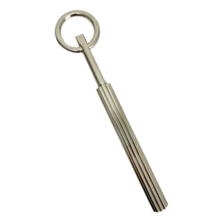 1950s Italian Silver Plate Bottle Opener For Sale