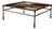Mid 20th Century Studio Made Patinated Metal Coffee Table For Sale