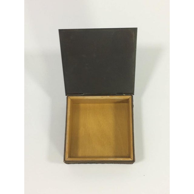 1970s Mid-Century Bronze Cigarette Box, 1970s For Sale - Image 5 of 10