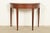 Baker Furniture Federal Inlaid Mahogany Flip-Top Demilune Console Table or Entry Table For Sale - Image 13 of 13