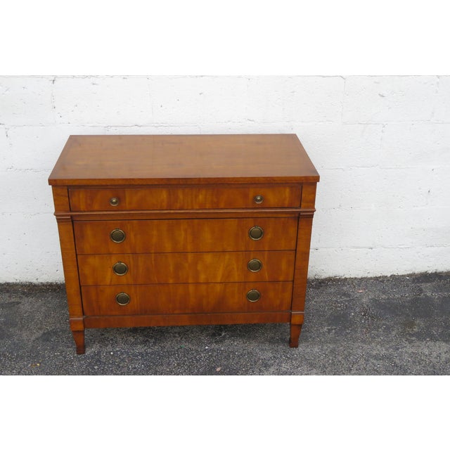 White Large Nightstand Bedside Table Small Dresser 6056 For Sale - Image 18 of 18