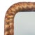 This large, full length antique mirror was made in France in the 19th century. The rippled/rope giltwood frame has a...