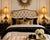 Late 20th Century Pair of Gilded Fleur-De-Lis Table Lamps With Original Crystal Fringe Shades, 28”h For Sale - Image 4 of 5