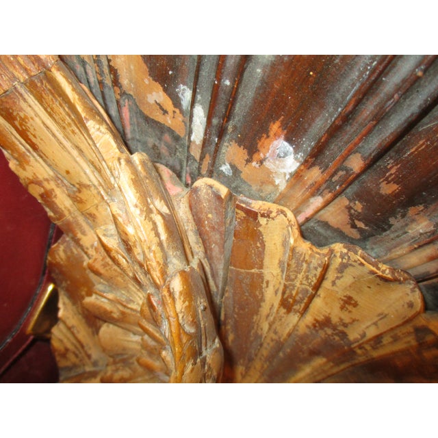 Antique Carved Wood Italian Corner Shelf Bracket For Sale - Image 10 of 11