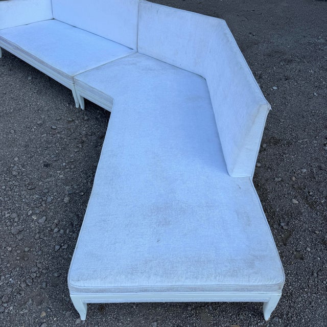 Tommi Parzinger Angled Sectional Sofa For Sale - Image 10 of 12