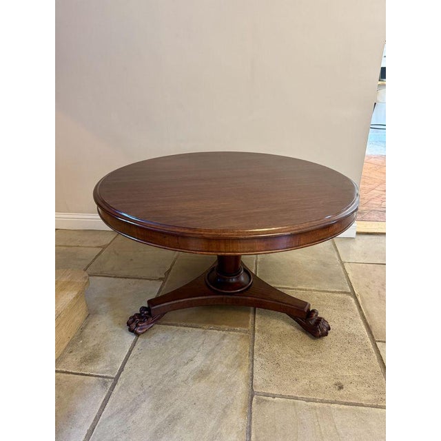 Antique Victorian Mahogany Tilt Top Dining Table, 1860 For Sale - Image 6 of 6