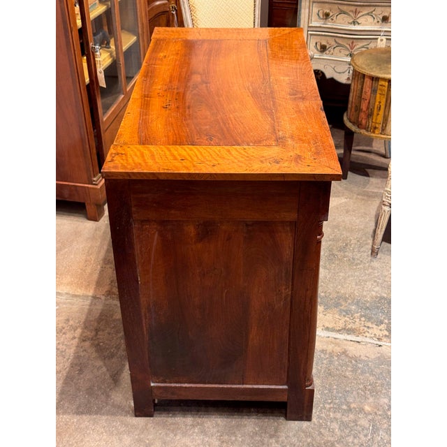 19th Century French Empire Walnut Chest For Sale - Image 11 of 12