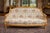 1980s 1980 French Louis XVI Gold Beech Damask Settee For Sale - Image 5 of 5