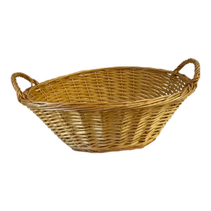 Nice Vintage Wicker Handled Basket