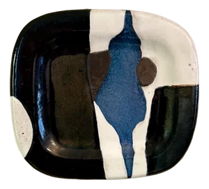 Ceramic Plate by Jacques Pouchain, 1960s