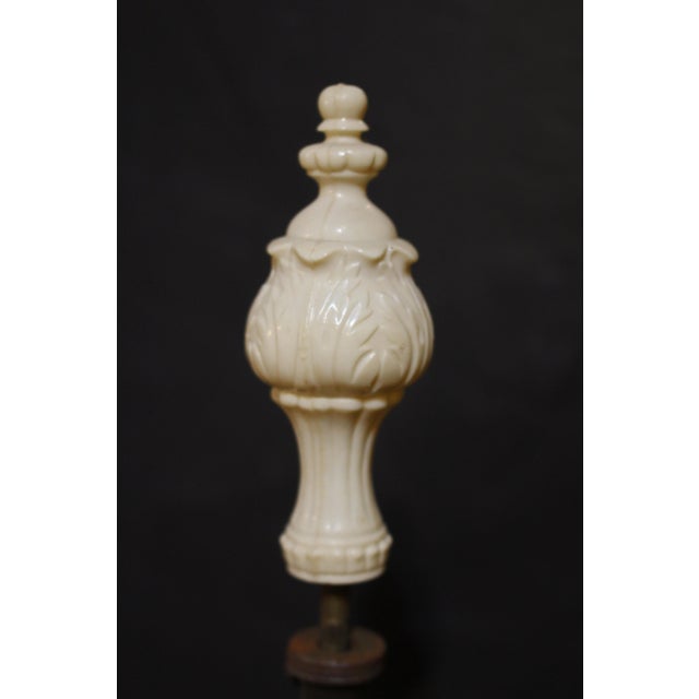 C. 1890 Pair of Meissen-Style Blanc De Chine Porcelain Lamps For Sale - Image 9 of 13