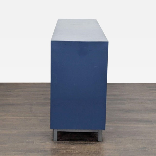 2010s Room & Board Copenhagen Modern Navy 10-Drawer Dresser For Sale - Image 5 of 10