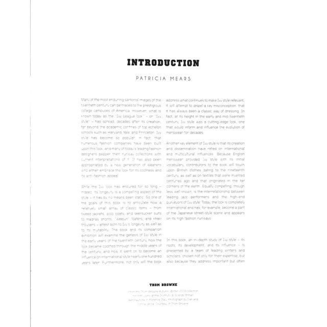 "Ivy Style: Radical Conformists" 2012 Mears, Patricia For Sale - Image 4 of 18