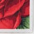 Textile Vintage Floral Needlepoint Textile Art – Bold Red Rose Blossom and Botanical Leaf Motif For Sale - Image 7 of 9