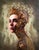 The Essence of Me by Andrada Trapnell | Oil on board Portrait of a woman with nature elements. For Sale