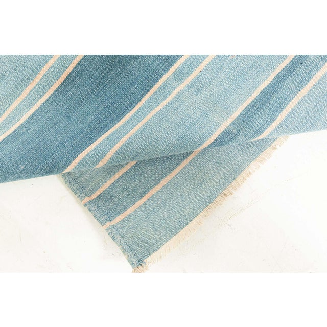Textile Doris Leslie Blau Indian Dhurrie Runner For Sale - Image 7 of 9