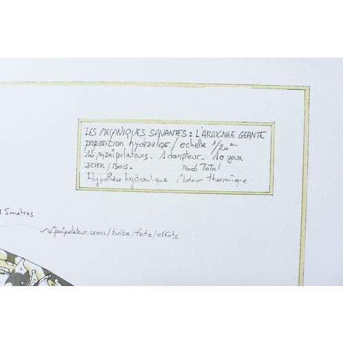 Contemporary François Delaroziere, The Giant Spider, 2008, Lithograph For Sale - Image 3 of 4