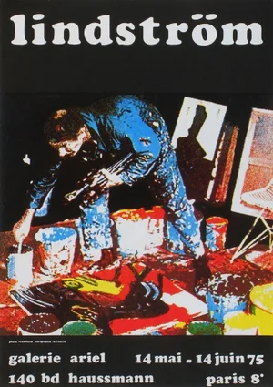1975 Bengt Lindstrom Galerie Ariel Poster