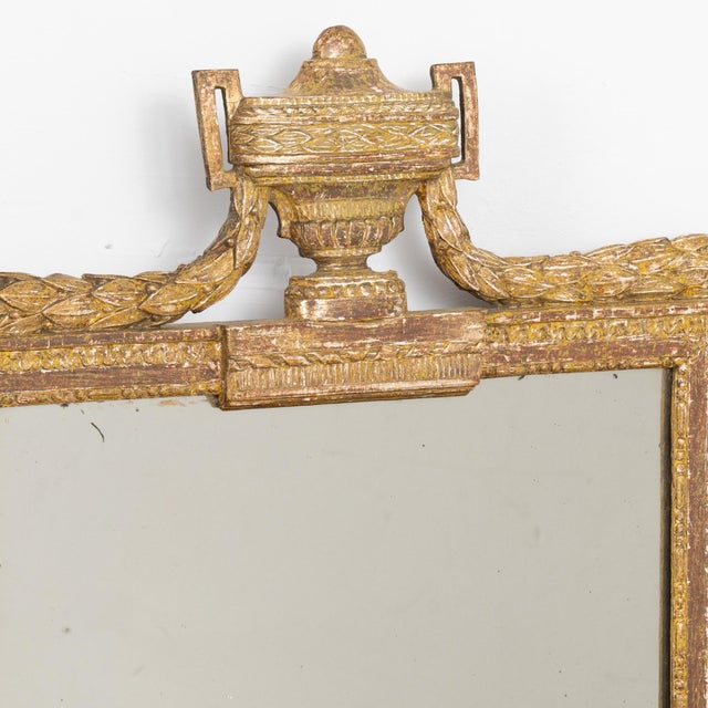 Gold Gilt Swedish Mirror, Circa 1820 For Sale - Image 4 of 9