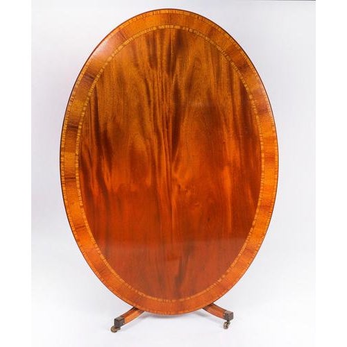 1980s Vintage Oval Dining Table and Shield Back Chairs by William Tillman, 1980s, Set of 7 For Sale - Image 5 of 18