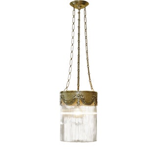 Art Nouveau Pendant Lamp, 1890s For Sale