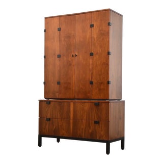 Milo Baughman for Directional Armoire Dresser For Sale
