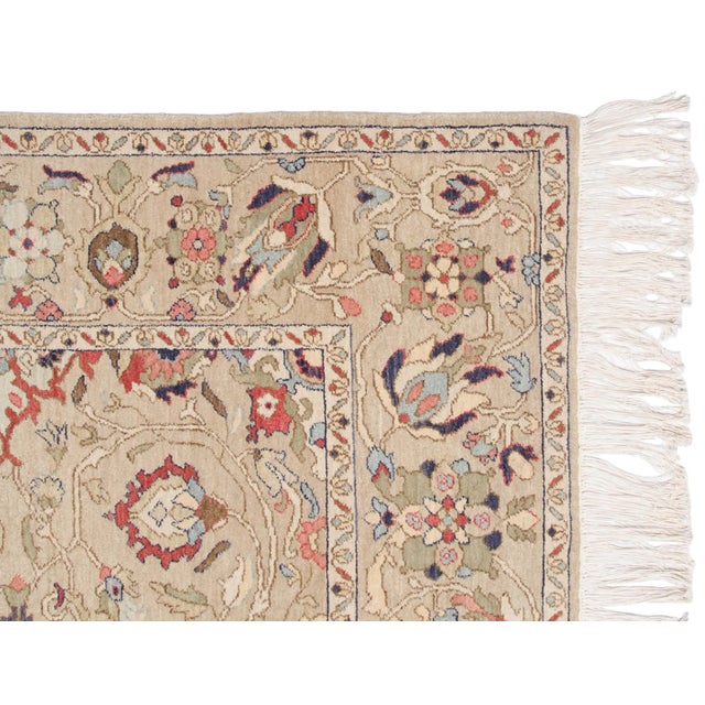 Transitional Vintage Armenian Sultanabad Design Rug - 6' X 9'2" For Sale - Image 3 of 13