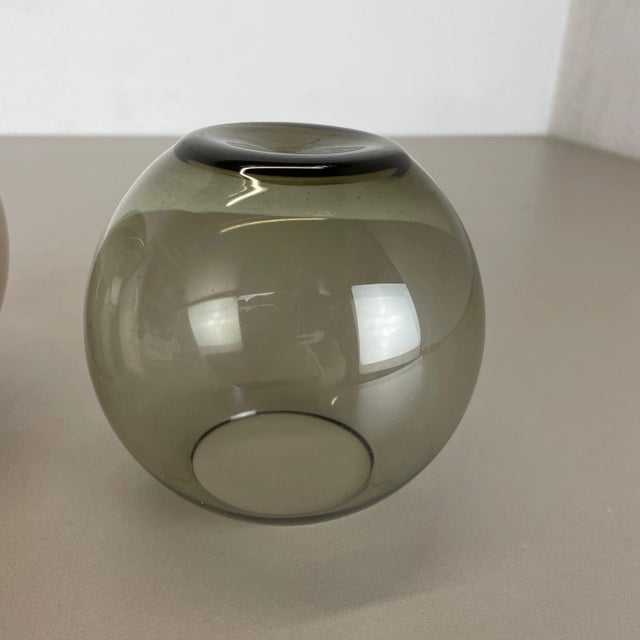 Turmalin Ball Vases attributed to Wilhelm Wagenfeld for WMF, Germany, 1960s, Set of 2 For Sale - Image 16 of 18